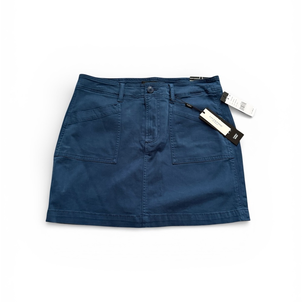 Liverpool Blue Denim Skirt